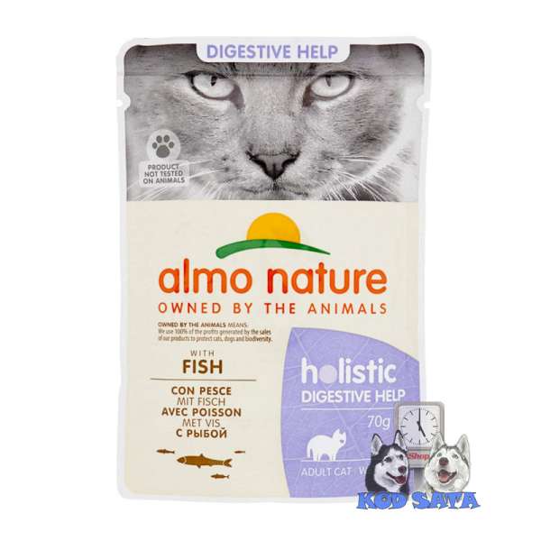 Almo Nature Holistic Digestive, Sos Za Mačke Sa Osetljivim Stomakom, Riba 70g