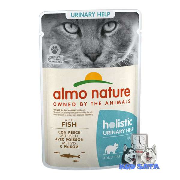 Almo Nature Holistic Urinary, Sos Za Mačke Sa Osetljivim Urinarnim Traktom, Riba 70g