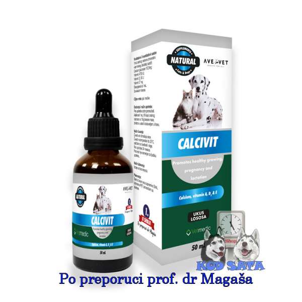 Ave&Vetmedic Calcivit Za Podršku Rastu 50ml