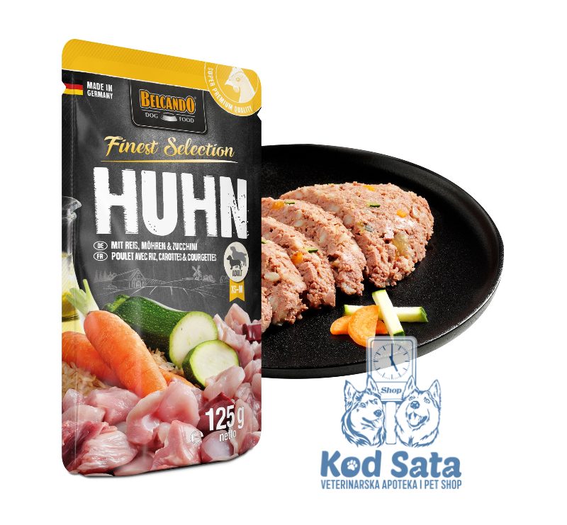 Belcando Piletina Vlažna Hrana 125g – Piletina Sa Pirinčom i Šargarepom i Tikvicama 125g