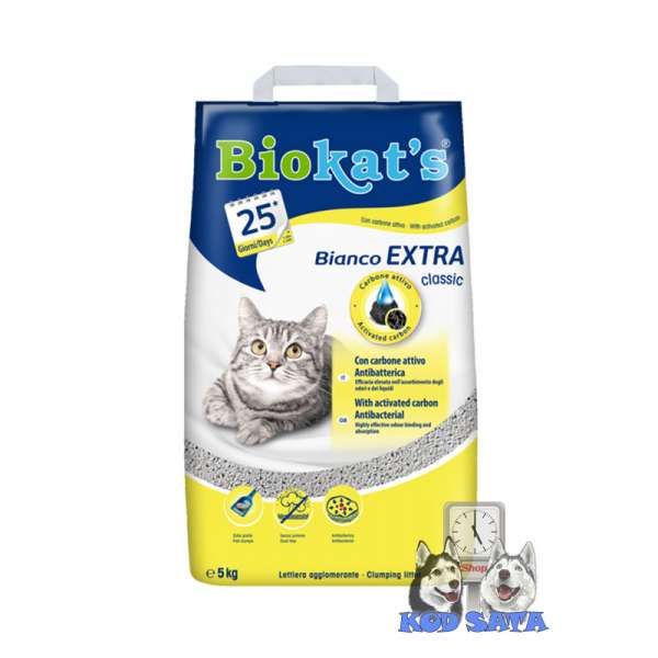 Biokats Bianco Extra Classic 5kg