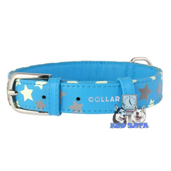 Collar Star Kožne Ogrlice Plave 38-49cm