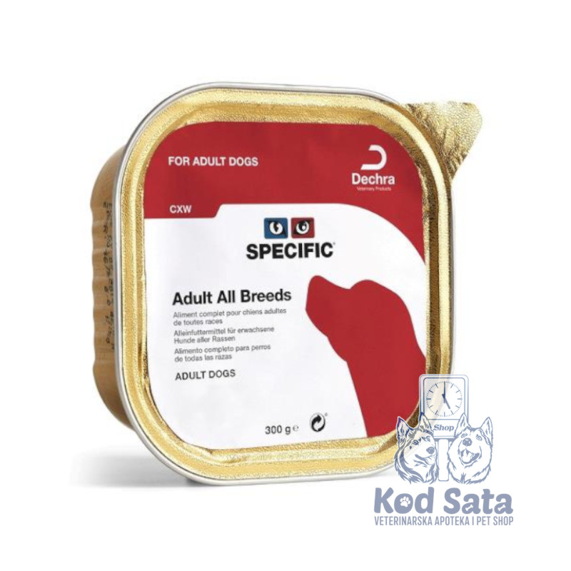 Dechra Specific Adult All Breeds - Vlažna Hrana Za Pse Svih Rasa 100gx7kom