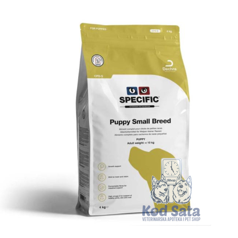 Dechra Specific Puppy Small Breed, Hrana Za Štence Malih Rasa 10kg