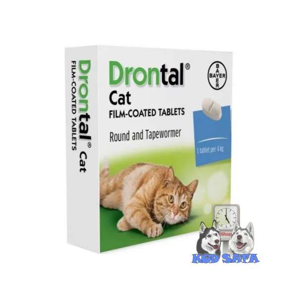 Drontal Tableta Protiv Unutrašnjih Parazita, Za Mačke (2kom)