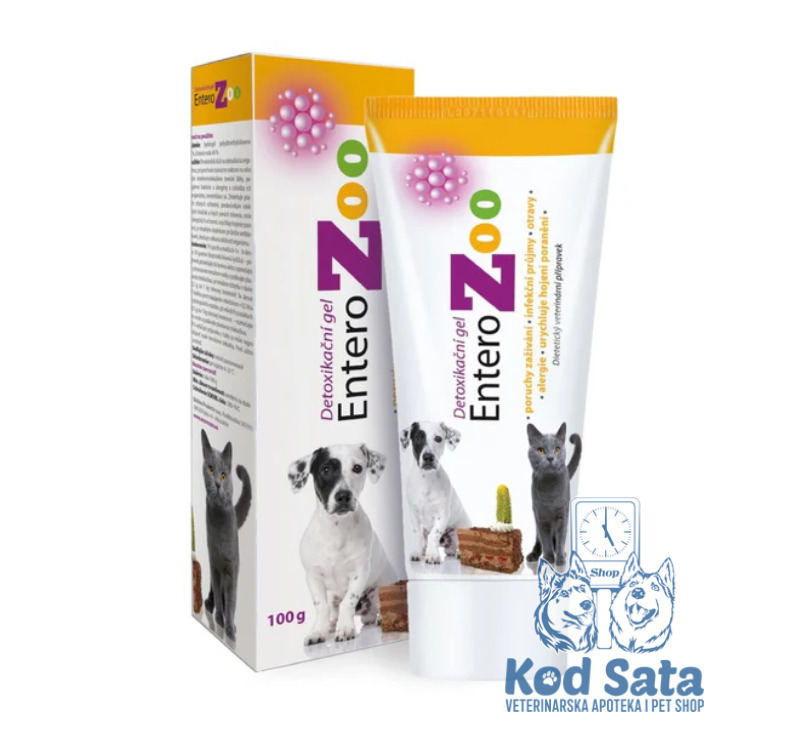 EnteroZoo Gel Protiv Povraćanja I Dijareje, Za Pse i Mačke 100g