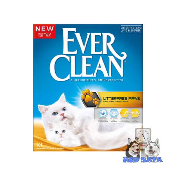 Ever Clean Posip Za Mačke Litterfree paws