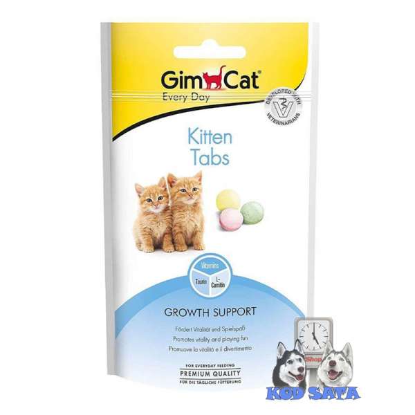 GimCat Kitten Tabs, Vitaminska Poslastica Za Mačiće 40g