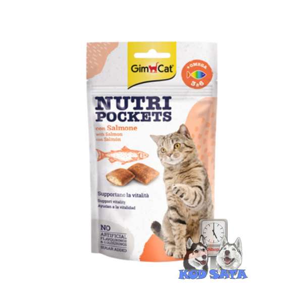 GimCat Nutri Pockets Poslastica Za Mačke Sa Lososom 60g