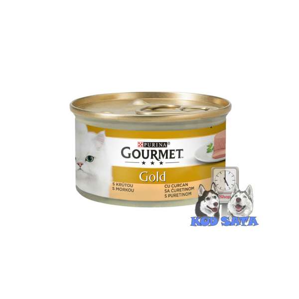 Gourmet Gold Konzerva Za Mačke Ćuretina Mousse 85g