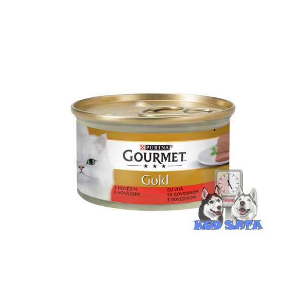 Gourmet Gold Konzerva Za Mačke Govedina Mousse 85g