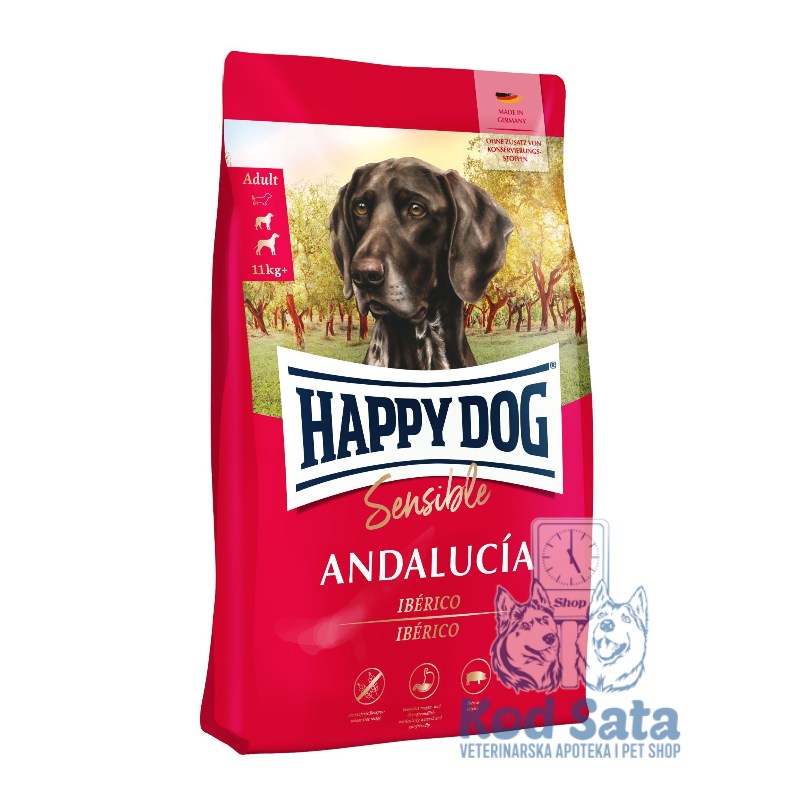 Happy Dog Andalucía Hrana Za Pse Andaluzija Iberiko Svinjsko Meso 11kg