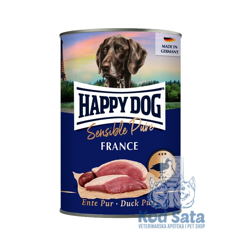 Happy Dog France Konzerva Za Pse, Pačetina 400g