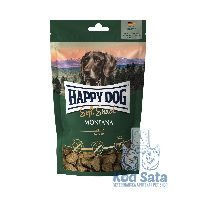 Happy Dog Montana, Meka Poslastica Za Pse, Konj 100g