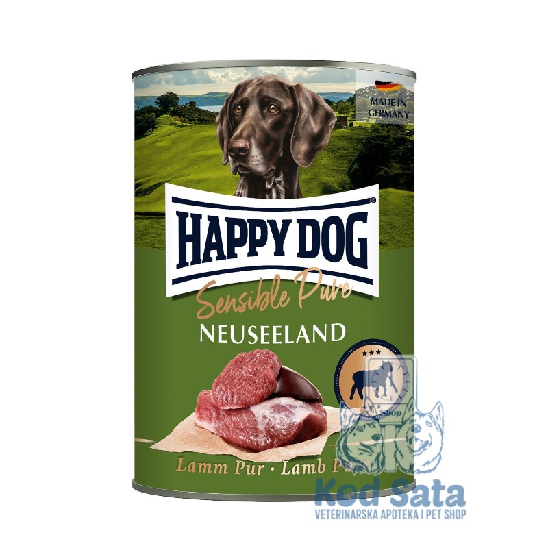Happy Dog Neuseeland Konzerva Za Pse, Jagnjetina 400g