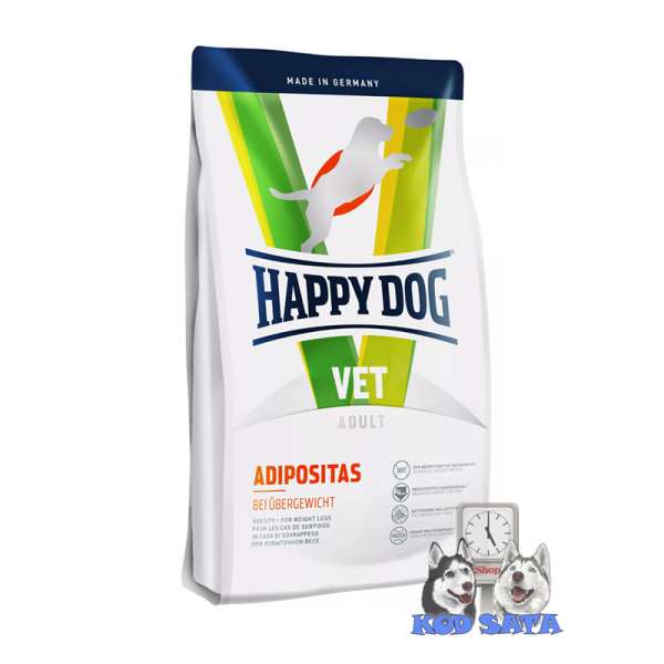 Happy Dog VET Adipositas, DIjeta Za Gojazne Pse 1kg