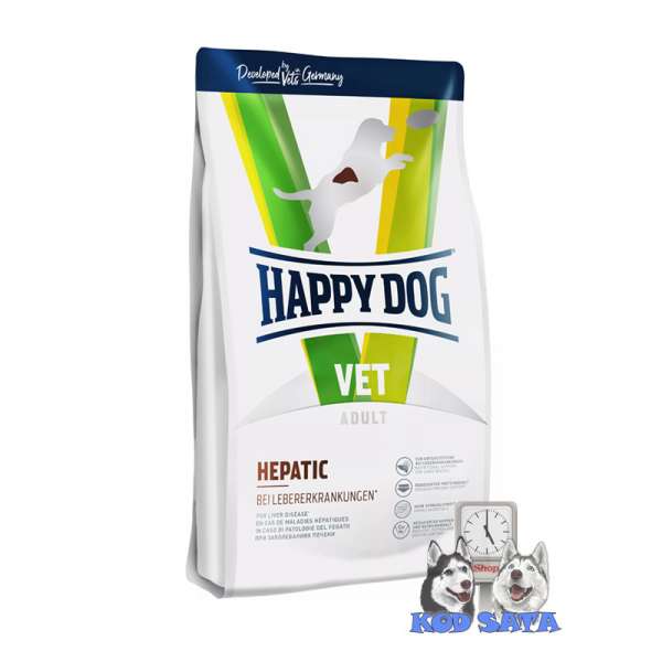 Happy Dog VET Hepatic, DIjeta Za Pse Sa Poremećenom Funkcijom Jetre 1kg