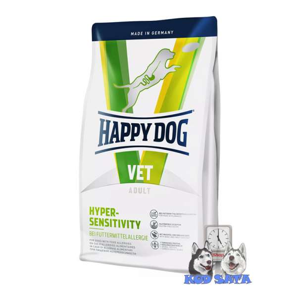 Happy Dog VET Hypersensitivity, Dijeta Za Osetljive Pse 4kg