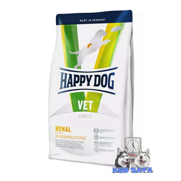 Happy Dog VET Renal, DIjeta Za Podršku Funkcionalnosti Bubrega 4kg