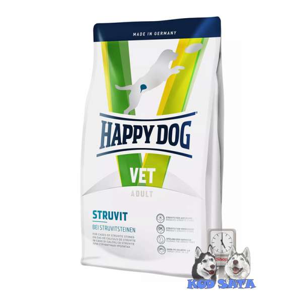 Happy Dog VET Struvit, DIjeta Za Pse Za Rastvaranje Struvitnog Kamenja 12,5kg