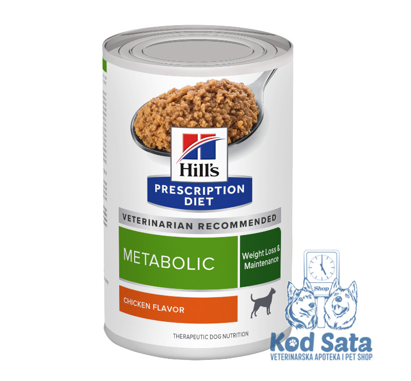 Hills Metabolic, Konzerva Za Pse Regulacija Težine, Piletina