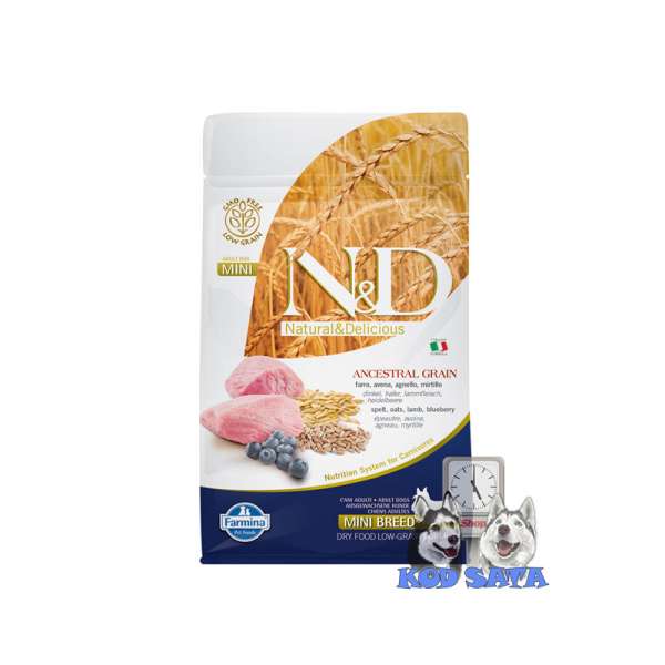 N&D Low Grain Mini Jagnjetina/Borovnica 2,5kg