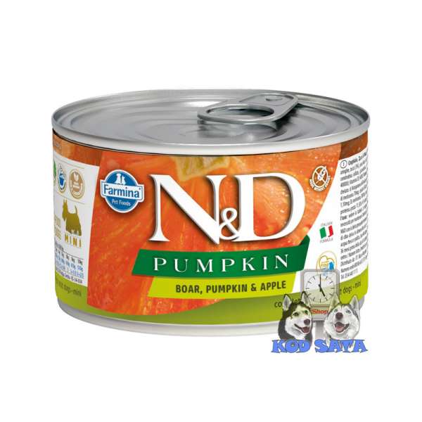 N&D Pumpkin Divlja svinja i Jabuka 140g