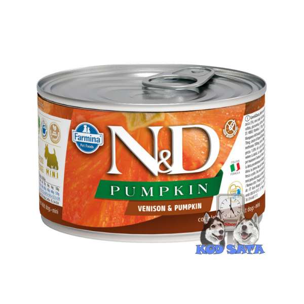 N&D Pumpkin Divljač 140g