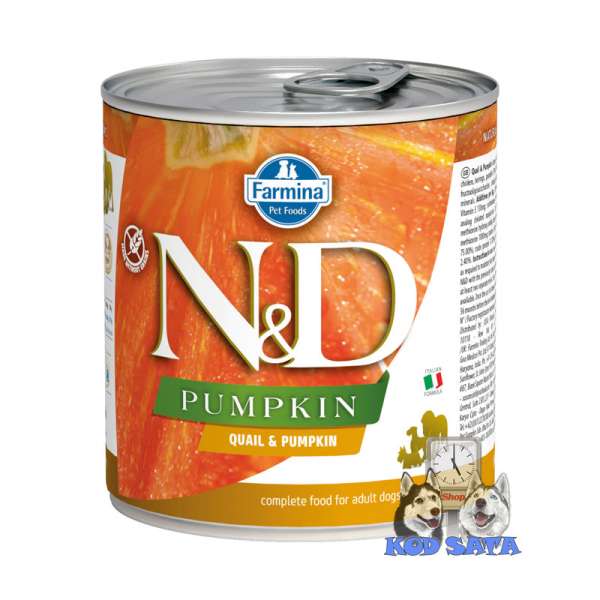 N&D Pumpkin Prepelica 285g