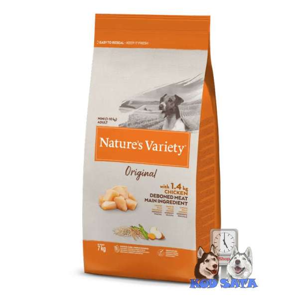 Nature's Variety Original Hrana Za Pse Malih Rasa, Piletina 7kg