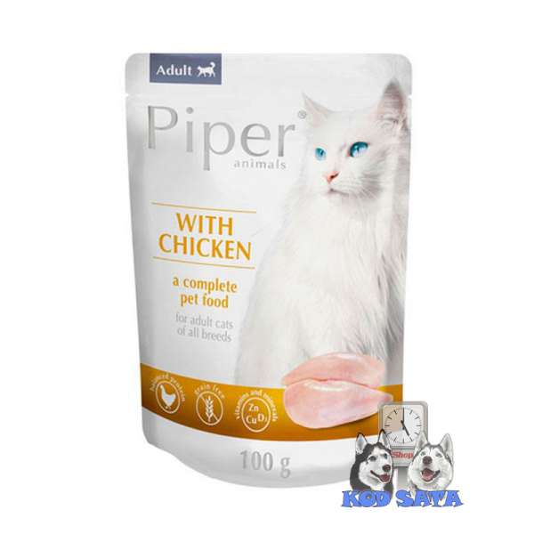 Piper Sos Za Odrasle Mačke, Piletina 100g
