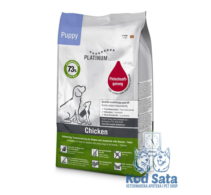 AKCIJA! Platinum Puppy, Hrana Za Štence, Piletina 1,5kg