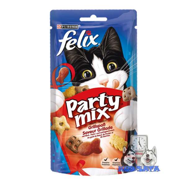 Purina FELIX Party Mix Grill Mix 60g