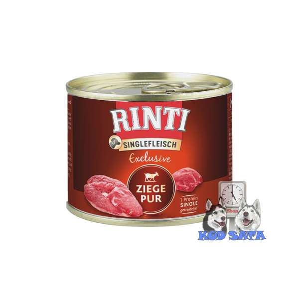 Rinti Rinti Singlefleisch Exclusive Koza 185g