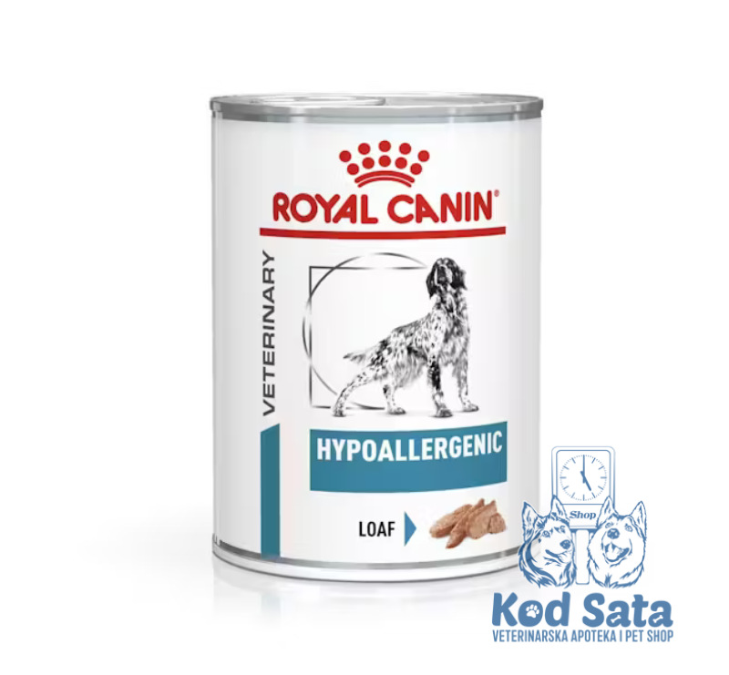 Royal Canin Hypoallergenic, Za Pse Sa intolerancijom Na Hranu, 410g