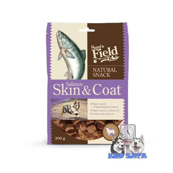 Sam's Field Skin&Coat Poslastice Losos 200g