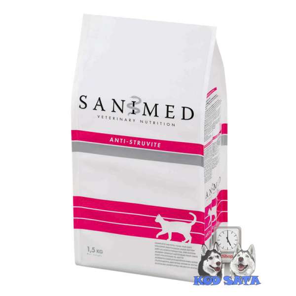 Sanimed Anti-Struvite, Veterinarska Dijeta Za Mačke 4,5kg