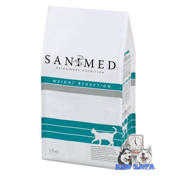 Sanimed Weight Reduction, Veterinarska Dijeta Za Mačke 1,5kg