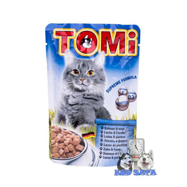 Tomi Sos Za Mačke Losos I Pastrmka 100g