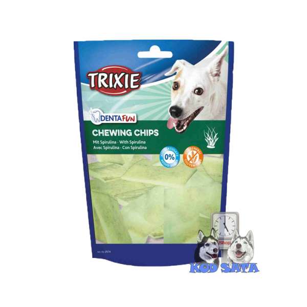 Trixie Denta Fun Spirulina Chewing Chips 50g