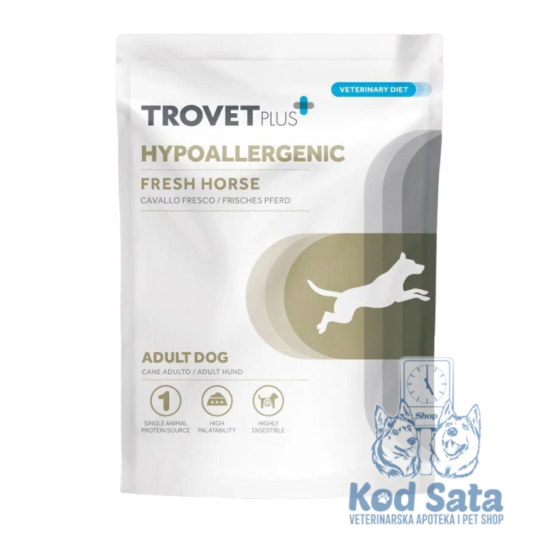 AKCIJA! TrovetPlus Hypoallergenic, Veterinarska Hrana Za Pse, Konjetina 300g x 6kom