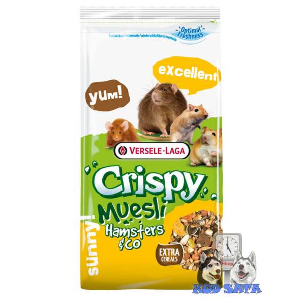 Versele Laga Crispy Muesli Hamsters & Co Za Hrčke I Njihovu Rodbinu