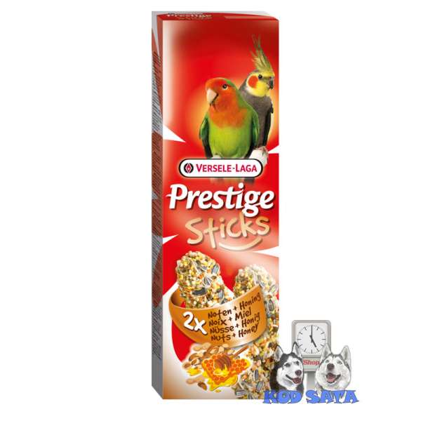 Versele Laga Prestige Štapići Za Srednje Papagaje Orasi I Med 140g