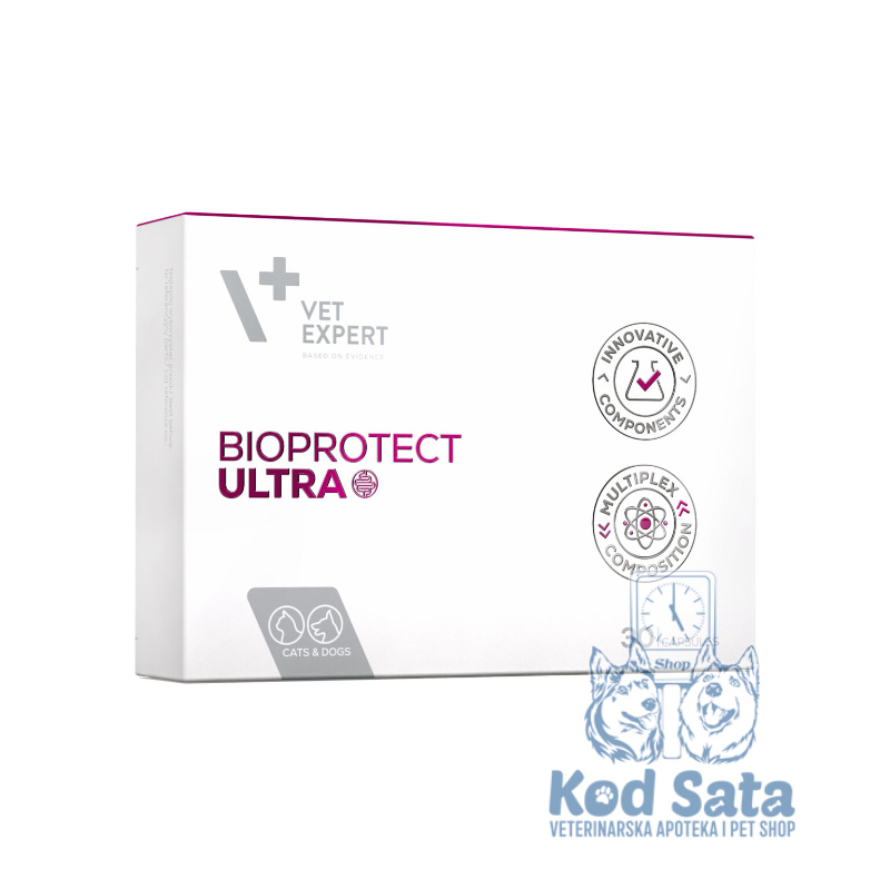 Vet Expert BioProtect Ultra Probiotik i Prebiotik Za Pse I Mačke 30kaps.