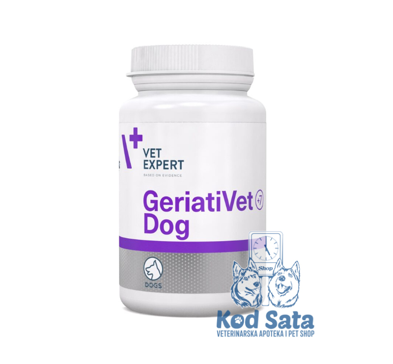 Vet Expert GeriatiVet Za Ublaživanje Simptoma Starenja Kod Pasa 45tbl.