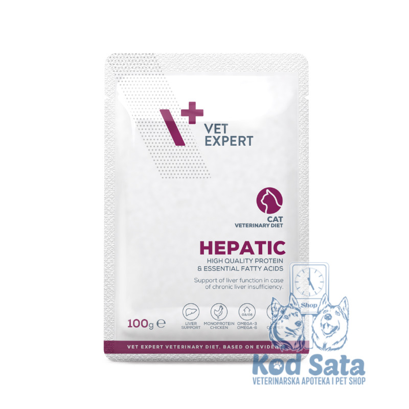 Vet Expert Hepatic, Vet. Vlažna Hrana Za Mačke Za Negu Jetre