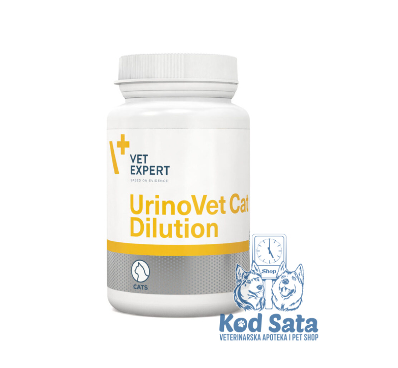Vet Expert UrinoVet Dilution, Za Mačke Kapsule Za Obnovu Urinarnog Sistema 45cap