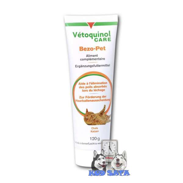 Vetoquinol Bezo-Pet Pasta Za Izbacivanje Dlaka, Za Mačke 120g