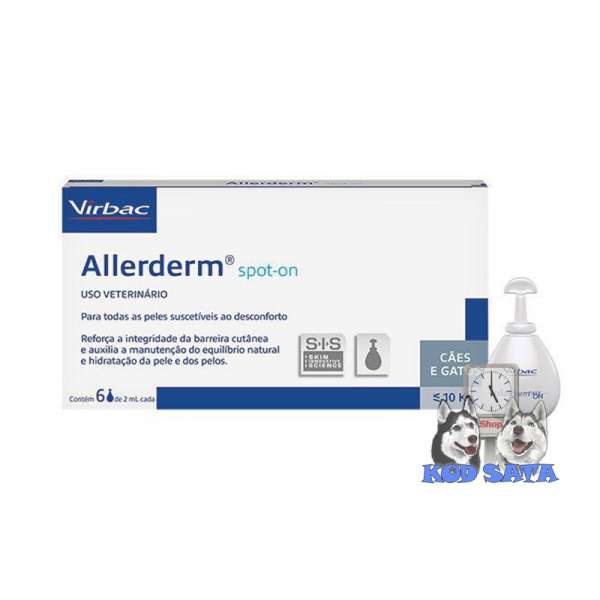 Virbac Allerderm Spot-On Kapi Za Regeneraciju Kože, Za Pse Preko 10kg