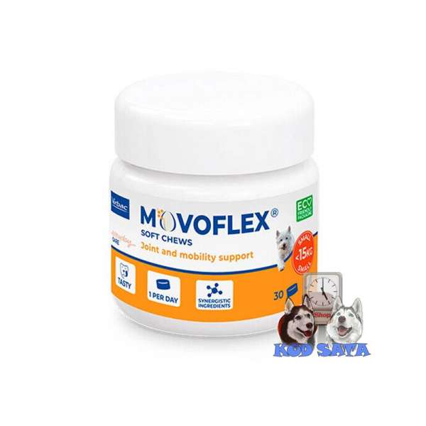 Virbac Movoflex Podrška Za Zglobove i Pokretljivost, Za Pse Malih Rasa(do 15kg) 30kom.